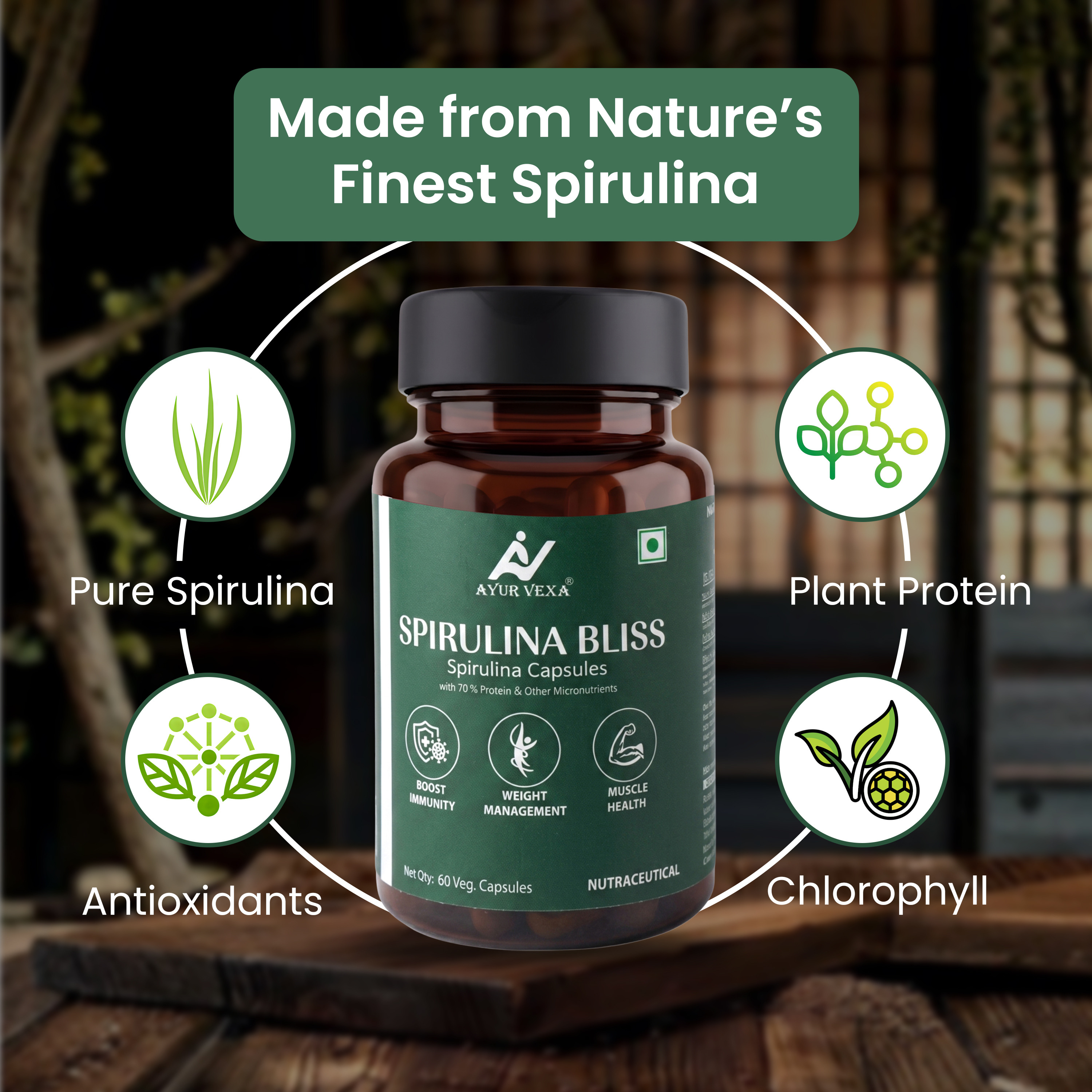 Ayurvexa Spirulina Bliss – Spirulina For Skin Health - Image 5