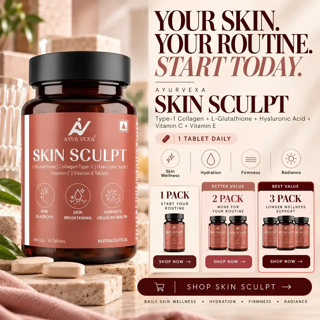 Ayurvexa Skin Sculpt – Skin Radiance Supplement - Image 7
