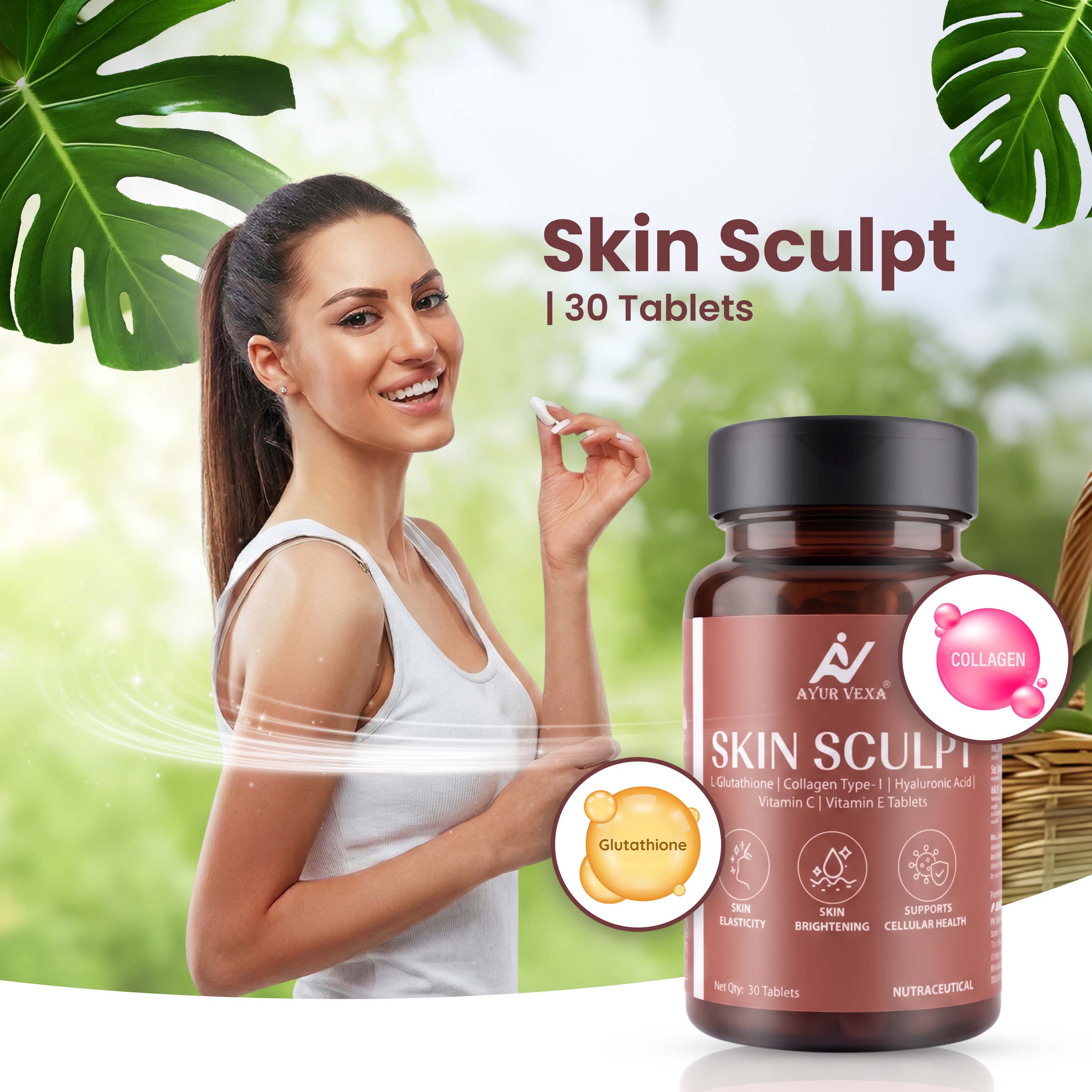 Ayurvexa Skin Sculpt – Skin Radiance Supplement - Image 4