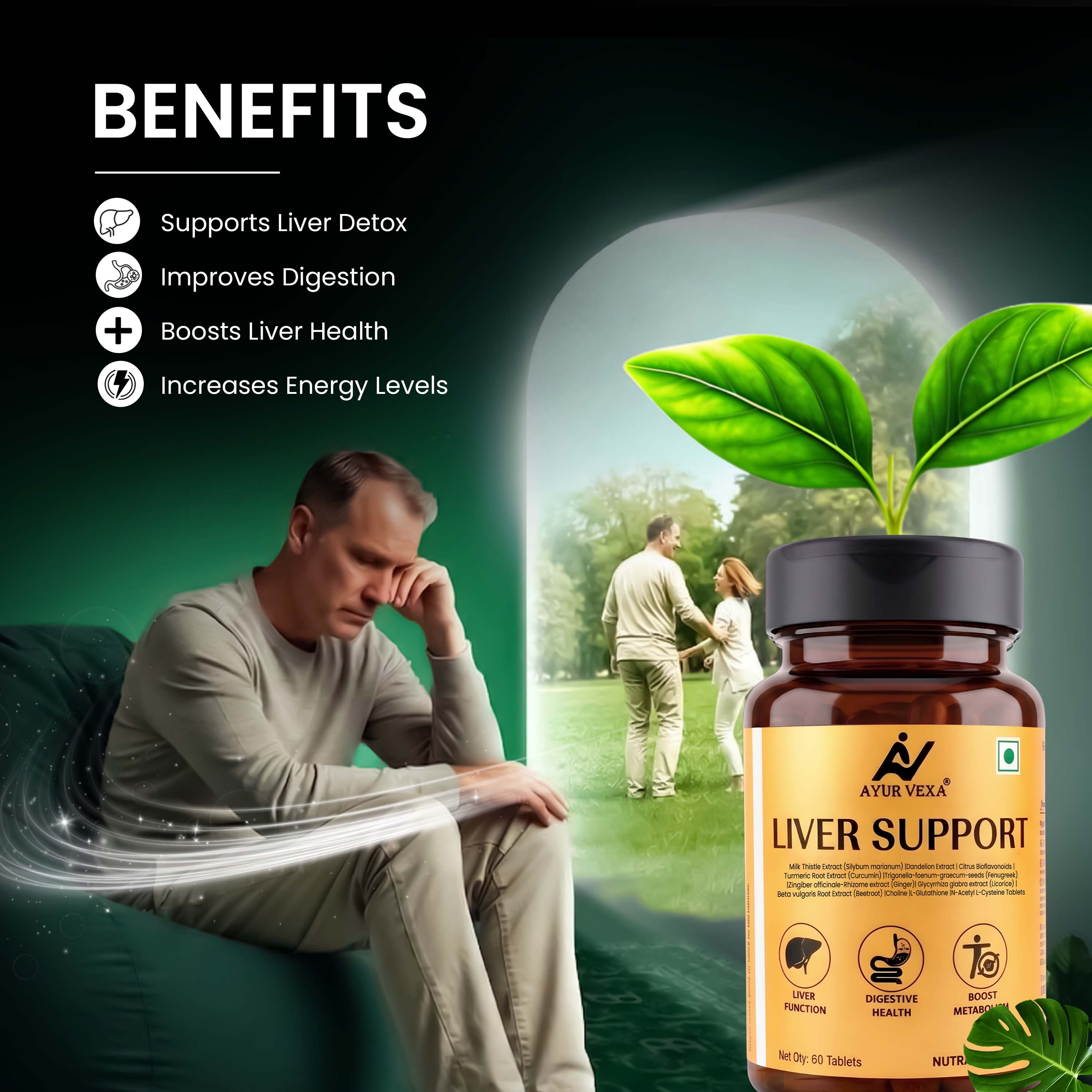 Ayurvexa Liver Support – Advanced Liver Detox Supplement - Image 4
