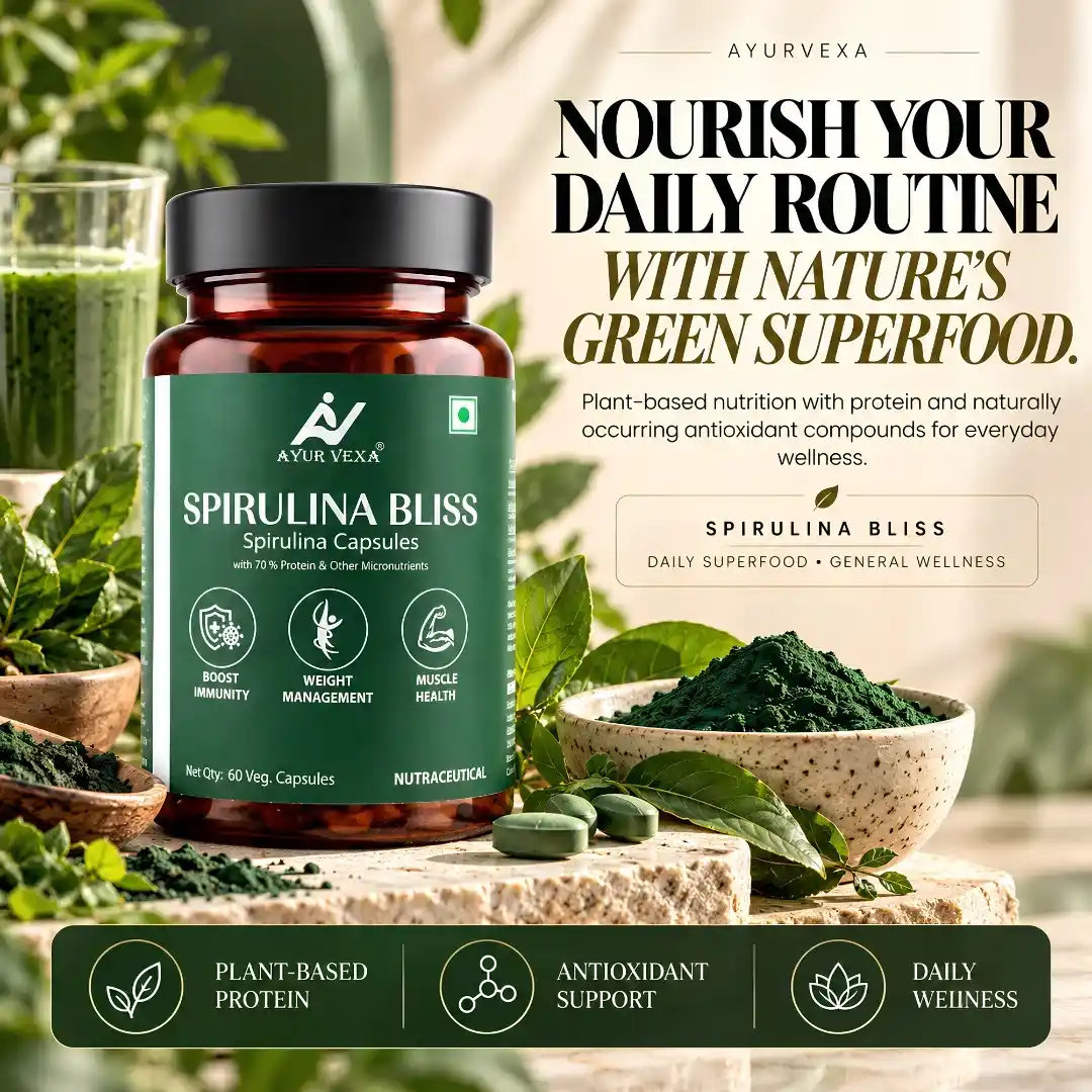 Ayurvexa Spirulina Bliss – Spirulina For Skin Health