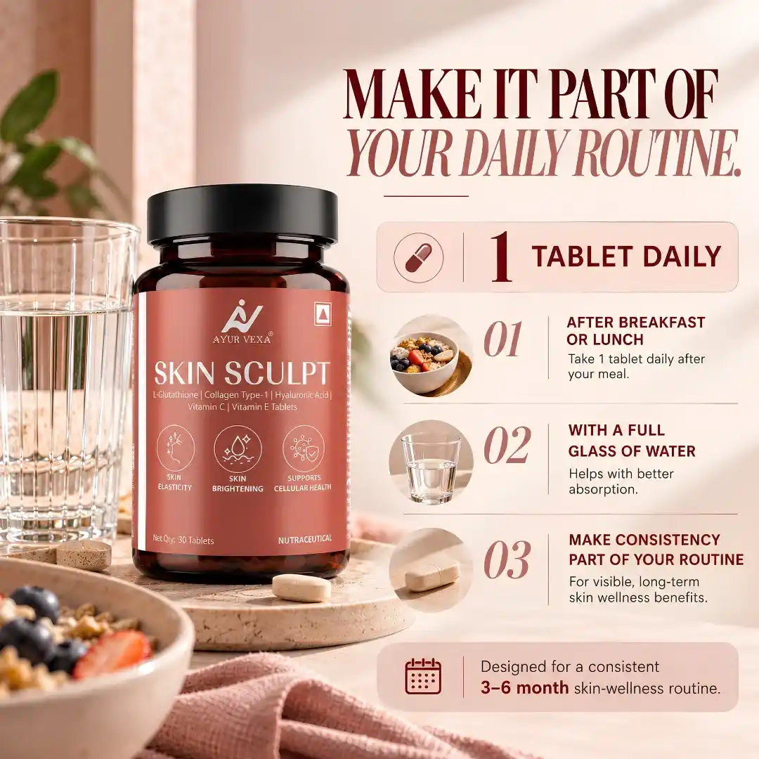 Ayurvexa Skin Sculpt – Skin Radiance Supplement - Image 5
