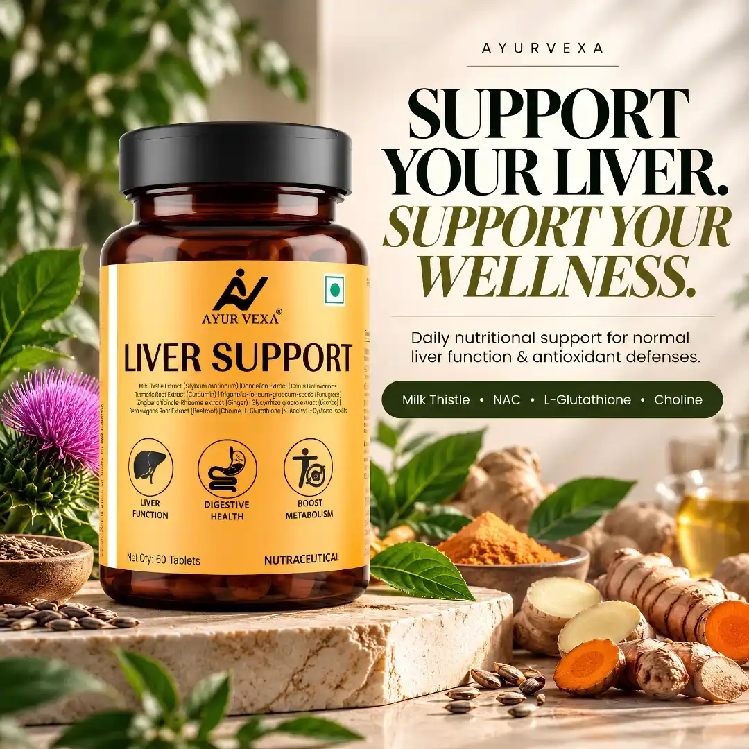 Ayurvexa Liver Support – Advanced Liver Detox Supplement